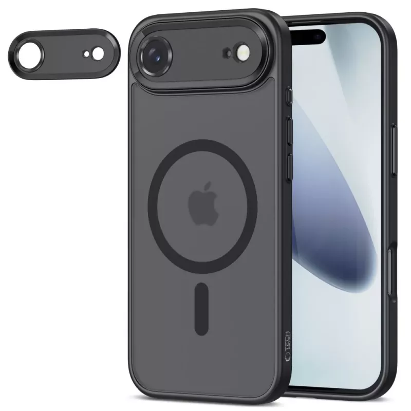 Tech-Protect Magcam Magsafe iPhone 17 Air Matte Black Back Cover