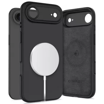 Tech-Protect Silicone MagSafe Case für Apple iPhone 17 Air - Schwarz