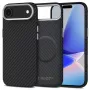 Tech-Protect Ion Carbon MagSafe Case für iPhone 17 Air, Schwarz/Silber