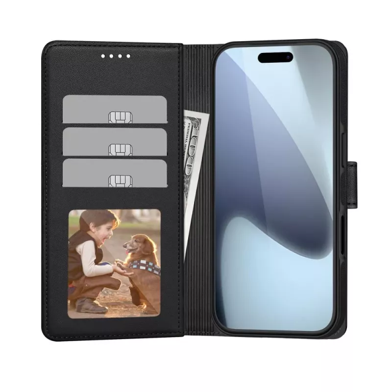 Tech-Protect Wallet MagSafe für iPhone 17 Air Matt Schwarz