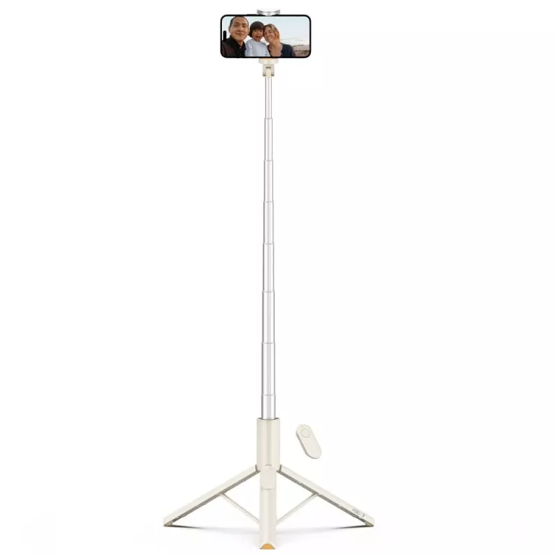 Tech-Protect L09S Selfie Stick Tripod Beige