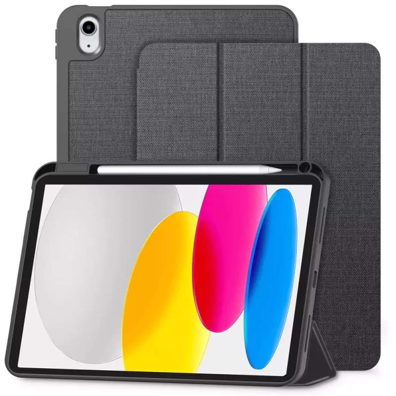 Tech-Protect SC Pen Canvas Case für iPad 10,9 Zoll (10. Generation, 2022) / iPad 11 Zoll (2025) - Grau