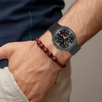 Tech-Protect Edelstahl Armband für Samsung Galaxy Watch 8 / Classic (40/44/46 mm) Silber