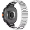 Tech-Protect Edelstahl Armband für Samsung Galaxy Watch 8 / Classic (40/44/46 mm) Silber