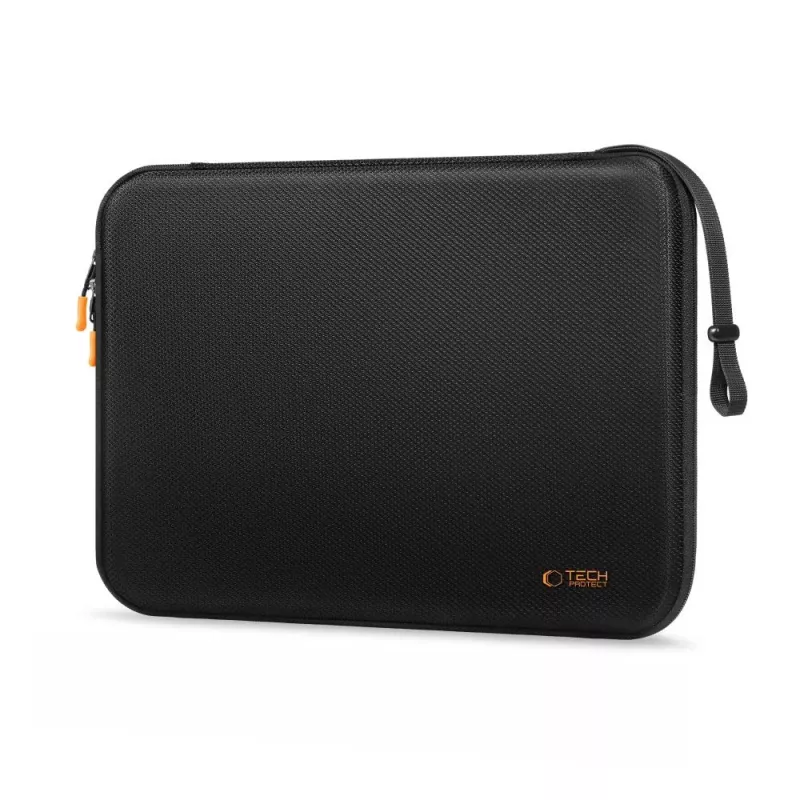 TECH-PROTECT HardPouch Laptop Sleeve 15-16 inch Black/Orange