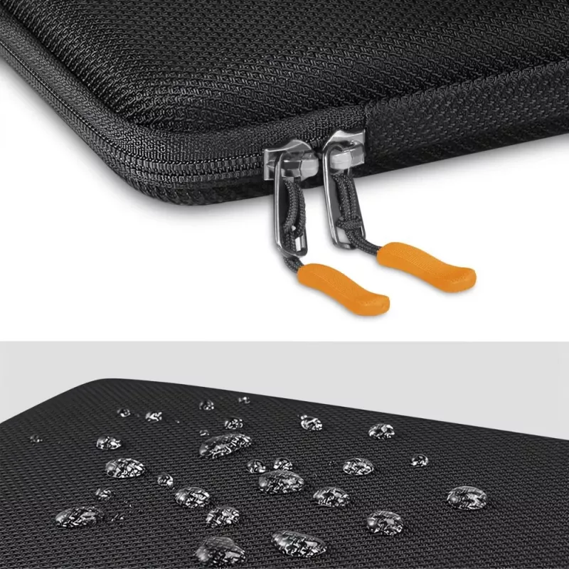 TECH-PROTECT HardPouch Laptop Sleeve 15-16 inch Black/Orange