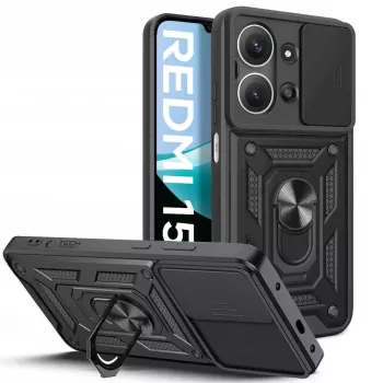 Tech-Protect Camshield Pro Hülle für Xiaomi Redmi 15C, Schwarz