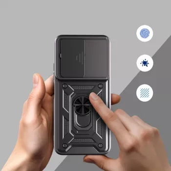 Tech-Protect Camshield Pro Hülle für Xiaomi Redmi 15C, Schwarz