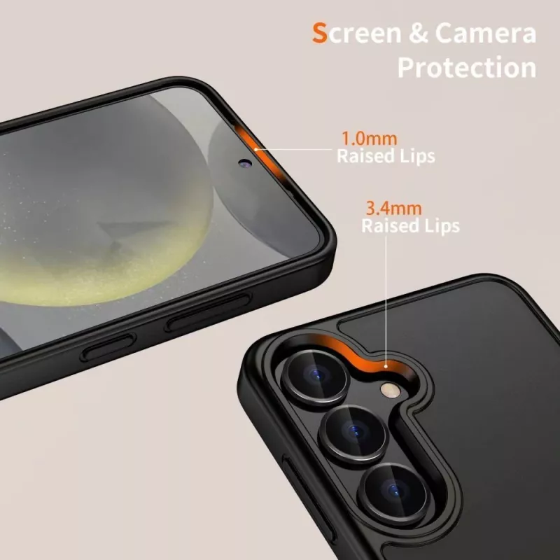 Tech-Protect Magmat Hülle für Xiaomi Redmi 15 4G, Mattschwarz