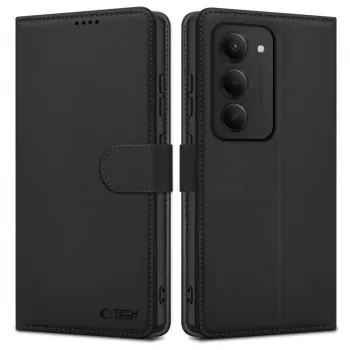 Tech-Protect Wallet Case für Xiaomi Redmi 15 4G / 5G, Schwarz