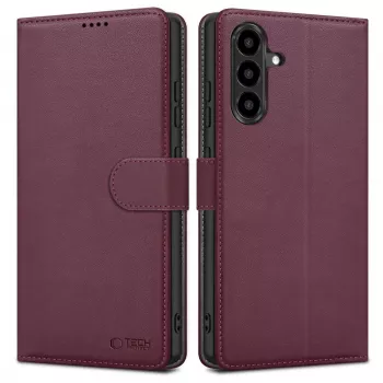 Tech-Protect Wallet Case für Samsung Galaxy A17 4G / 5G, Maulbeere