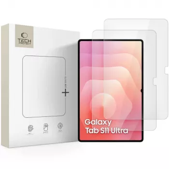 Tech-Protect Glass Fit+ Panzerglas Displayschutzfolie für Samsung Galaxy Tab S8 Ultra/S9 Ultra/S10 Ultra/S11 Ultra 14,6 inch (2er-Pack)