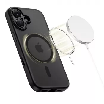 TECH-PROTECT MagPeak MagSafe Case für iPhone 17, Matt Schwarz