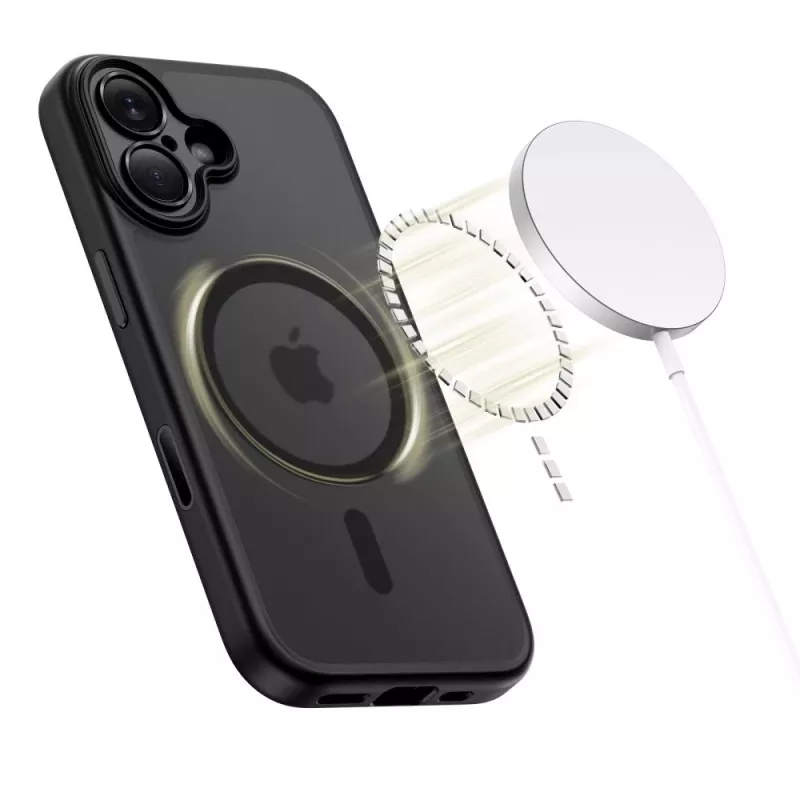 TECH-PROTECT MagPeak MagSafe Case für iPhone 17, Matt Schwarz