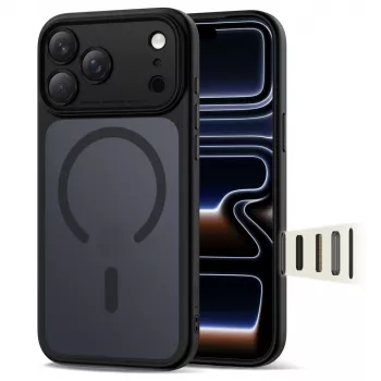 TECH-PROTECT MagPeak MagSafe Case für iPhone 17 Pro Max, Matt Schwarz