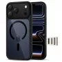 TECH-PROTECT MagPeak MagSafe Hybrid Back Cover für Apple iPhone 17 Pro Max, Schwarz/Transparent
