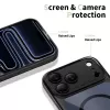 TECH-PROTECT MagPeak MagSafe Hybrid Back Cover für Apple iPhone 17 Pro Max, Schwarz/Transparent