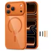 TECH-PROTECT MagPeak MagSafe Case für iPhone 17 Pro Max, Cosmic Orange/Clear