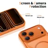 TECH-PROTECT MagPeak MagSafe Case für iPhone 17 Pro Max, Cosmic Orange/Clear