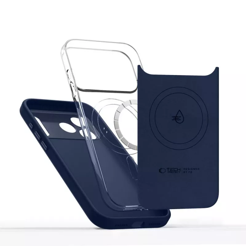Tech-Protect Uniq MagSafe Case für Apple iPhone 17 Pro Max, Deep Blue