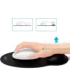 TECH-PROTECT A200 Mouse Pad mit Gel-Handgelenkauflage 25 x 22,5 cm Schwarz