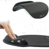 TECH-PROTECT A200 Mouse Pad mit Gel-Handgelenkauflage 25 x 22,5 cm Schwarz