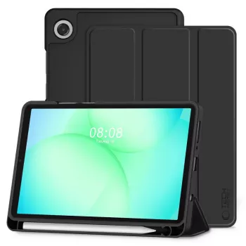 Tech-Protect SC Stifttasche für Samsung Galaxy Tab A9 / A11 8.7 X110 / X115 / X133 / X135, Schwarz