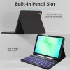 Tech-Protect SC PEN + KB Case für Samsung Galaxy Tab A9 / A11 8,7 inch X110 / X115 / X133 / X135, Schwarz