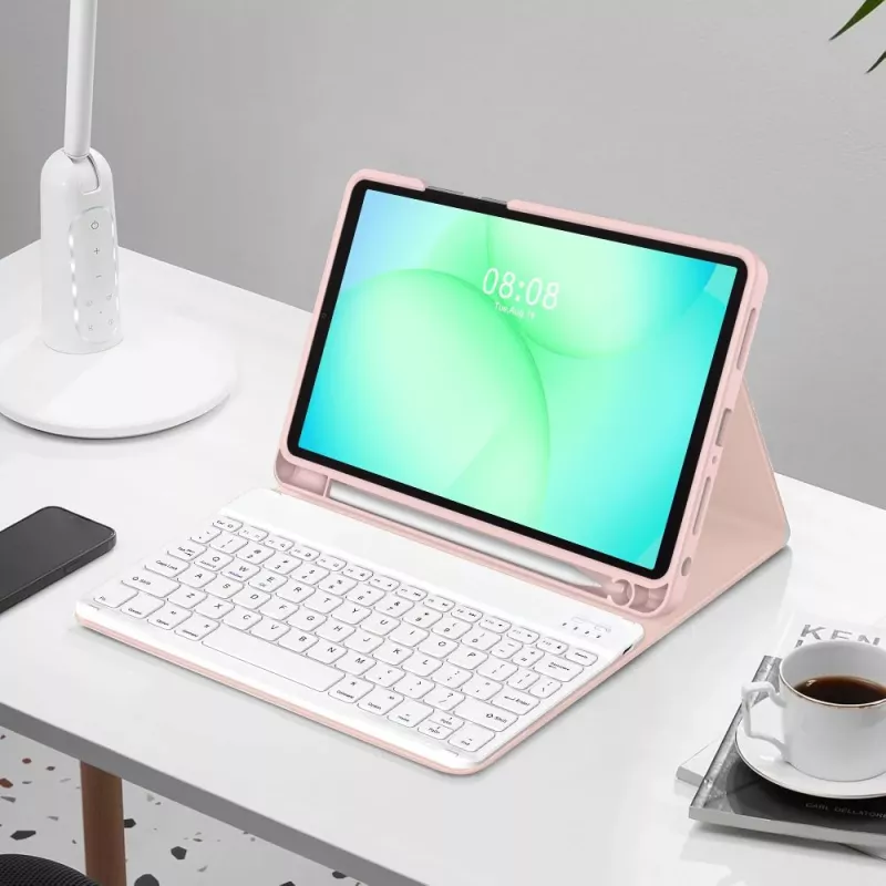 TECH-PROTECT SC PEN + KEYBOARD GALAXY TAB A9+ / A11+ PLUS 11.0 X210 / X215 / X216 / X230 / X235 / X236 PINK