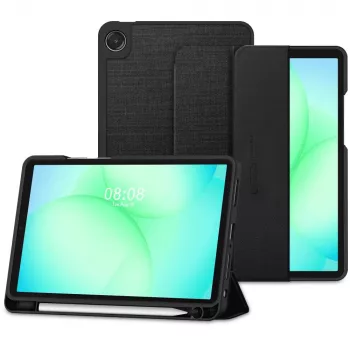 Tech-Protect SC Pen Canvas Folio Case für Samsung Galaxy Tab A9+/A11+ - Schwarz