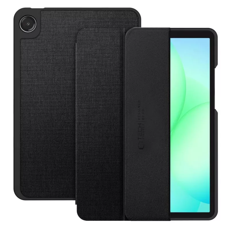 Tech-Protect SC Pen Canvas Folio Case für Samsung Galaxy Tab A9+/A11+ - Schwarz