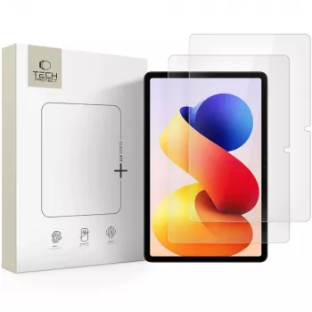 Tech-Protect Glass Fit+ Tempered Glass Screen Protector 2-Pack für Xiaomi Poco Pad M1 / Redmi Pad Pro / 2 Pro 12.1 Clear