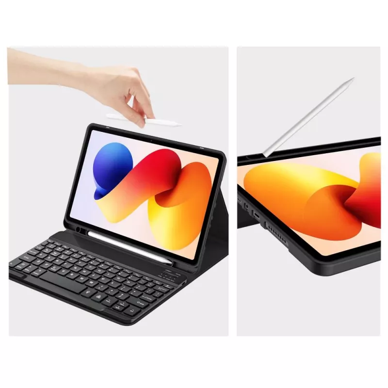 Tech-Protect SC PEN + KB für Xiaomi Poco Pad M1 / Redmi Pad 2 Pro 12.1 Schwarz