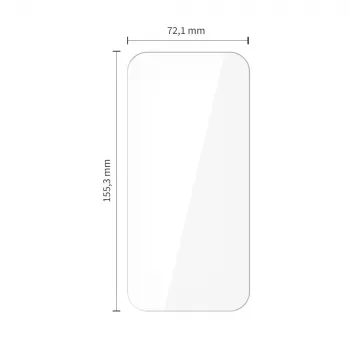 TECH-PROTECT Tempered Glass Screen Protector Bundle 10-Pack für Apple iPhone 15 Pro Max Clear