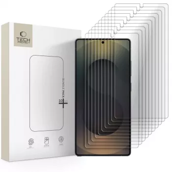 TECH-PROTECT Tempered Glass Screen Protector Bundle 10-Pack für Samsung Galaxy S25 Ultra Clear