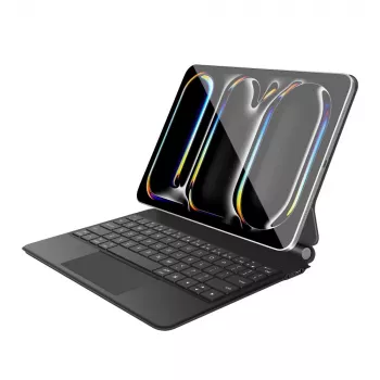 Tech-Protect SC Magnetic + Keyboard Case für iPad Pro 11 inch 5./6. Generation 2024-2025, Schwarz