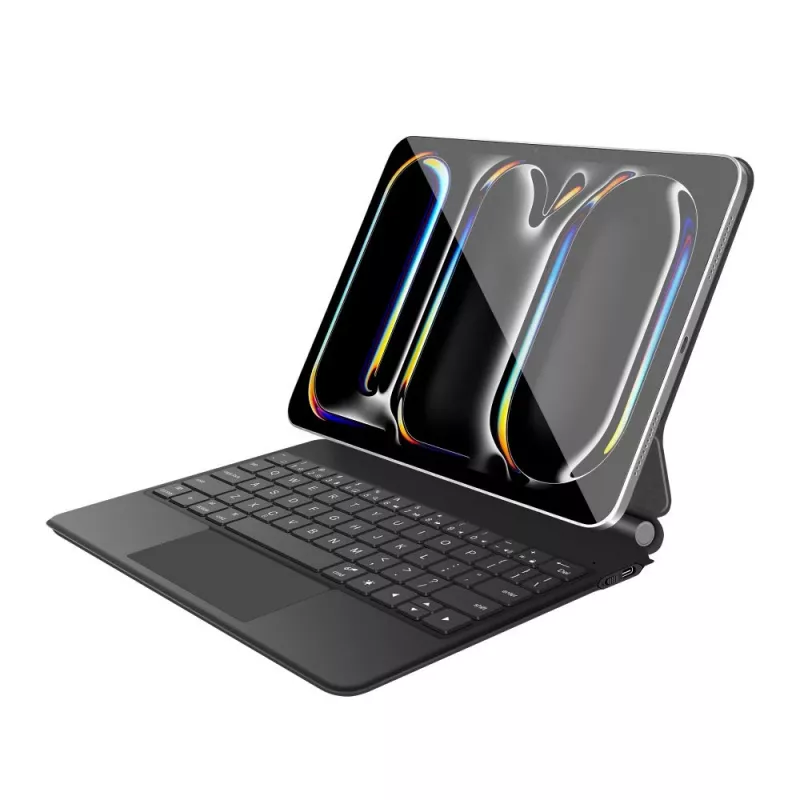 Tech-Protect SC Magnetic + Keyboard Case für iPad Pro 11 inch 5./6. Generation 2024-2025, Schwarz
