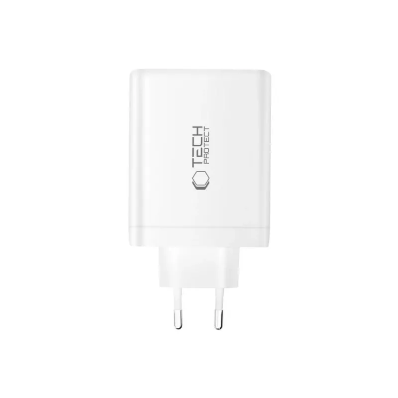 TECH-PROTECT NC140W-GAN 4-Port Netzwerkladegerät PD 140W / QC3.0 Weiß