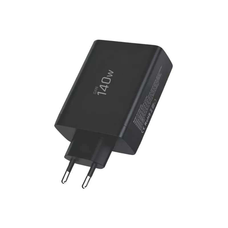 TECH-PROTECT NC140W-GAN 4-Port Netzwerkladegerät PD 140W / QC3.0 Schwarz
