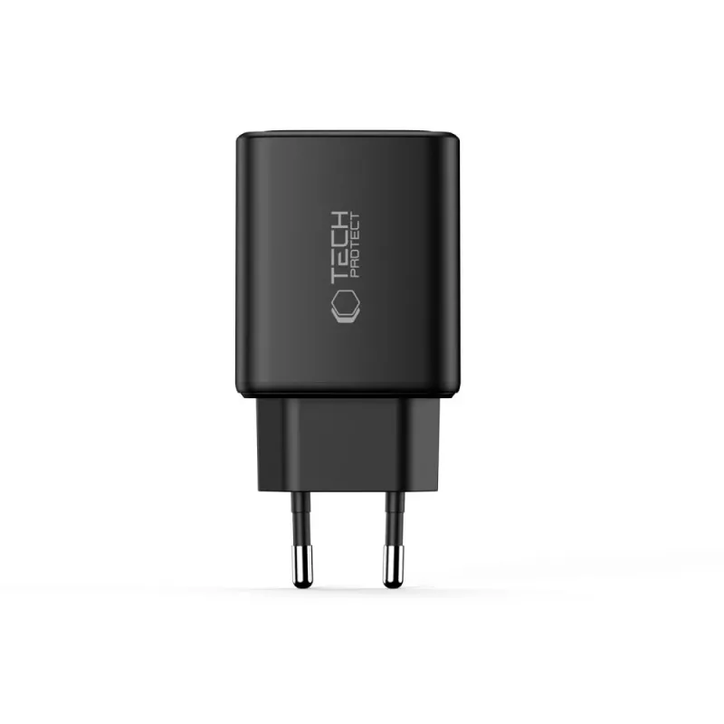 TECH-PROTECT NCA65W-GAN 3-Port Netzwerk-Ladegerät PD 65W / QC3.0 Schwarz