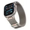 Tech-Protect Milano Vanguard für Apple Watch 8 / 9 / 10 / 11 / SE / Ultra (44 / 45 / 46 / 49 mm) Silber