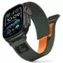 TECH-PROTECT NYLON ELITE APPLE WATCH 8 / 9 / 10 / 11 / SE / ULTRA (44 / 45 / 46 / 49 MM) GRÜN/ORANGE