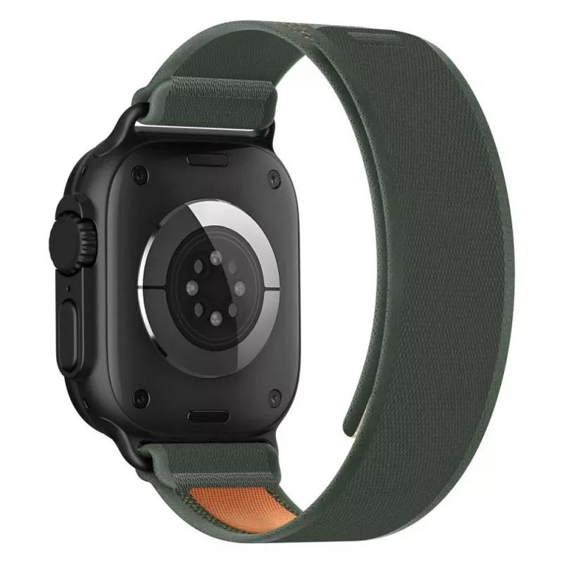 TECH-PROTECT NYLON ELITE APPLE WATCH 8 / 9 / 10 / 11 / SE / ULTRA (44 / 45 / 46 / 49 MM) GRÜN/ORANGE