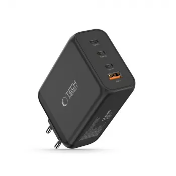 TECH-PROTECT NC240W-GAN 4-Port Netzwerk-Ladegerät PD 240W / QC3.0 Schwarz