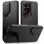 TECH-PROTECT Kevlar Aura MagSafe Case für Samsung Galaxy S26, Schwarz/Orange