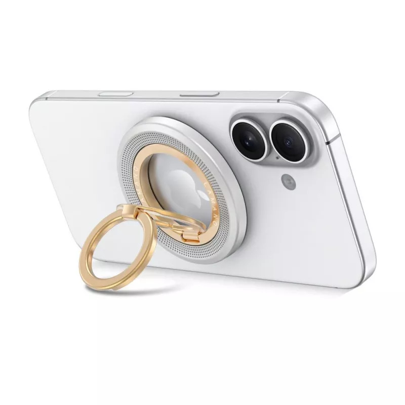 TECH-PROTECT MMR700 LAMANO Magnetic MagSafe Phone Ring Titanium/Gold