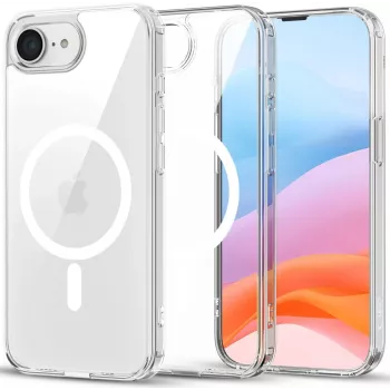 Tech-Protect Flexair Hybrid MagSafe Case für Apple iPhone 16E/17E, Transparent