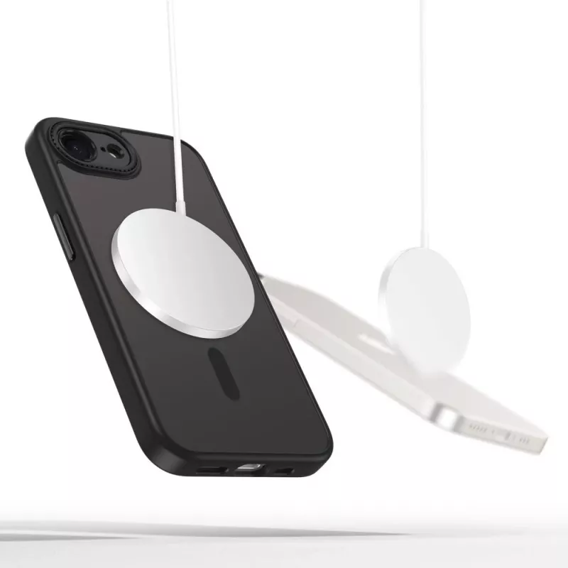 Tech-Protect Magcam Magsafe iPhone 16E/17E Matte Black Case