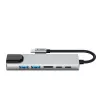 TECH-PROTECT HB02 HUB Adapter 6-in-1 USB-C + USB 2.0 + USB 3.0 + HDMI 4K 30Hz + RJ45 + PD 100W Space Grey