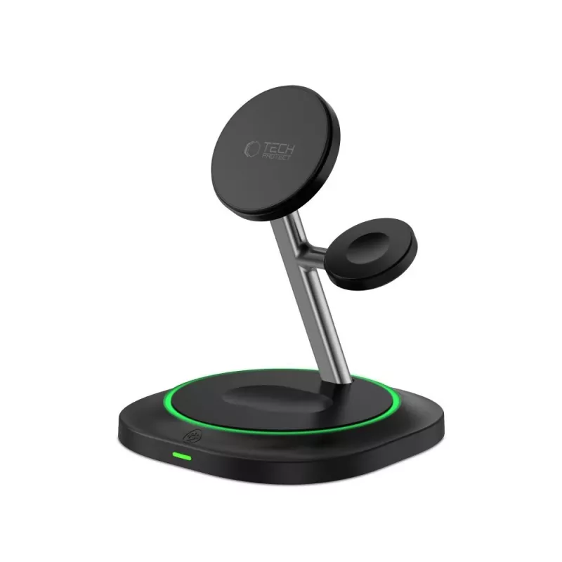 Tech-Protect QI15W-A46 3IN1 MagSafe Wireless Charging Station Black